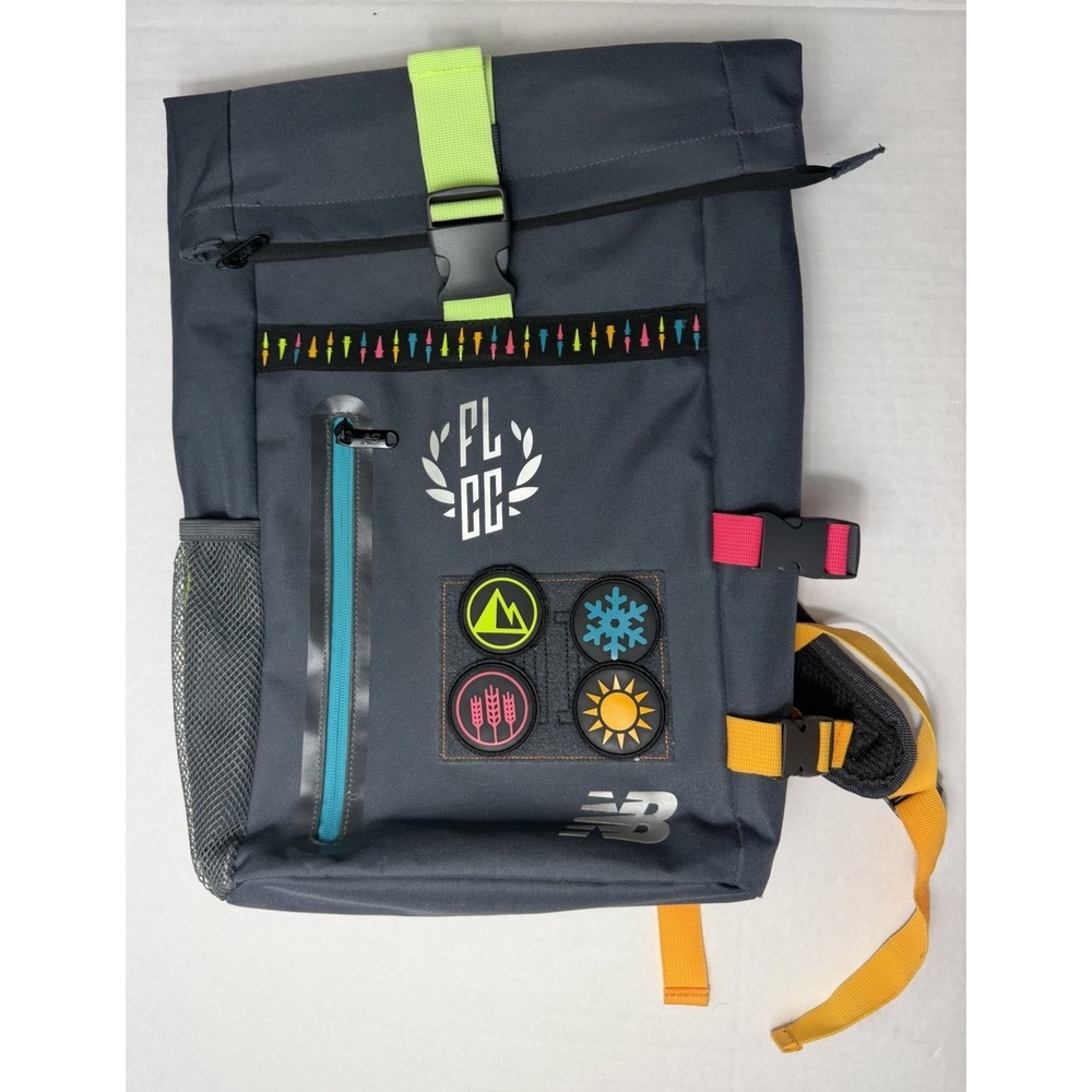 New Balance FLCC Cross Country Backpack Large 18L Gray Fits 15" Laptop
